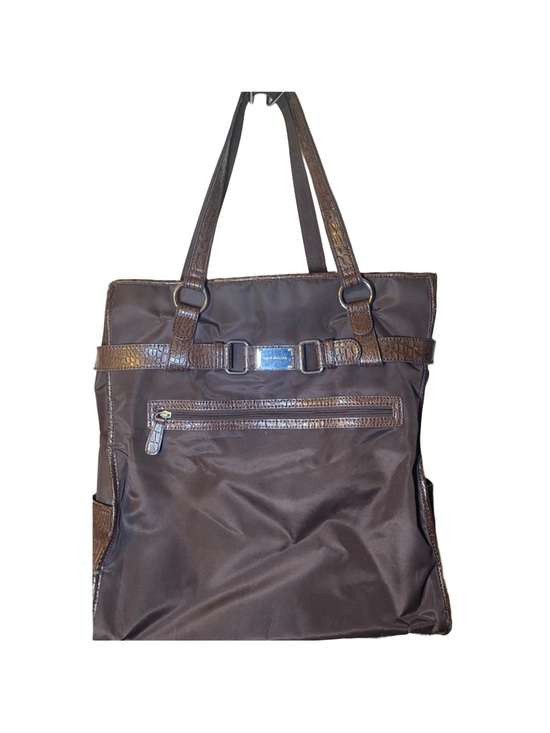 Liz Claiborne Handbags - Vintage Liz Claiborne Large Chestnut Brown Soft‎ Leather Shoulder Tote Bag